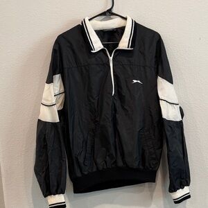 Slazenger Black and White Windbreaker